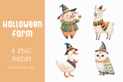 Spooky Farm Clipart for Kids Product Image 1