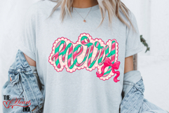 Peppermint Merry PNG, Cute Christmas Sublimation Design Product Image 4