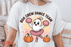 Ballerina Ghost PNG, Boo Dance Crew Shirt Design Product Image 2