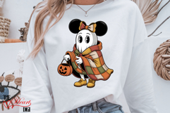 Cute Mouse Ears Ghost PNG, Coquette Ribbon Ghost Png Product Image 2