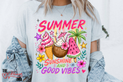 Summer Sunshine and Good Vibes PNG, Summer Vibes PNG Product Image 2