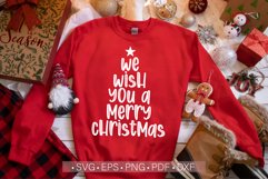 We Wish You a Merry Christmas Svg, Xmas Shirt Svg Png Product Image 1