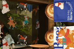 Cozy Winter Dogs Clipart Hand-Painted Cute Puppy Product Image 9