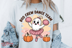 Ballerina Ghost PNG, Boo Dance Crew Shirt Design Product Image 3