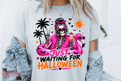 Summer Beach Halloween Design, Just Waiting For Halloween Product Image 2