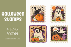 Witchy Halloween Stamp Art Product Image 1