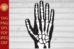 Skeleton Hand - eps, jpg, dxf, svg, pdf, png files Product Image 1