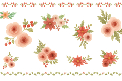 Christmas Watercolor Clipart Hand-Painted Illustrations Product Image 15