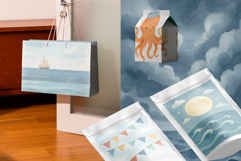 Large set of cute sea illustrations Product Image 5
