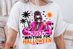 Summer Beach Halloween Design, Just Waiting For Halloween Product Image 3