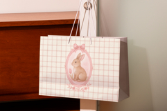 Vintage Watercolor Rabbits Clipart Hand-Painted Illustration Product Image 4