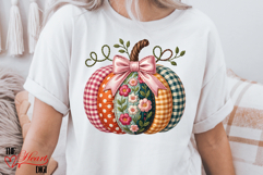 Patchwork Pumpkin PNG, Patchwork Fall Pumpkin Png Product Image 2