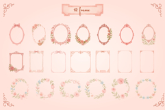Vintage Watercolor Rabbits Clipart Hand-Painted Illustration Product Image 12