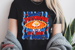 Sweet Potato Pie &amp; I Shut My Mouth Png, Patriotic PNG Product Image 2