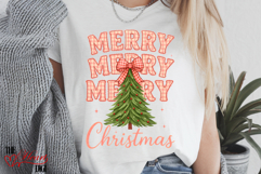 Preppy Merry Christmas PNG, Christmas Sublimation Design Product Image 2