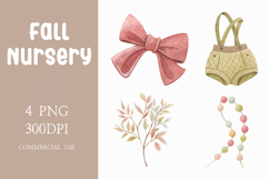 Autumn Baby Room Clipart Set Product Image 1