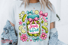 Jesus is a Big Dill PNG, Funny Christian Pickles &amp; Jesus PNG Product Image 2