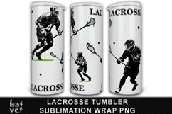 Seamless Lacrosse Tumbler Sublimation | Sport Tumbler Design Product Image 1