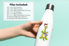 Christmas Stickers Printable Stickers PNG Cricut Silhoutte Product Image 2