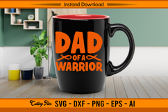Dad Of A Warrior Leukemia Cancer Awareness SVG Product Image 3