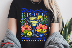 Margaritas Made me Do it PNG, Beach Vacation Sublimation Product Image 2
