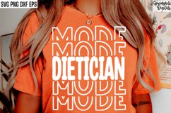 Dietician Mode Svg | Dietary Technician Sublimation Designs Product Image 1