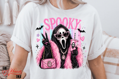 Spooky Ghostface PNG, Glam GhostFace Sublimation, Scream PNG Product Image 2