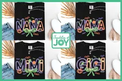 Neon Halloween MaMa, Family Halloween, Halloween Names Product Image 1