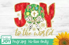 Joy to the world png, Brushtroke png Product Image 1