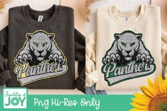 Panthers Sublimation, Rainbow Panthers png, school mascot Product Image 2