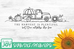 Harvest is plentiful svg, Christian fall png Product Image 1