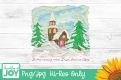 In the morning when I rise, give me Jesus, impasto christmas Product Image 1