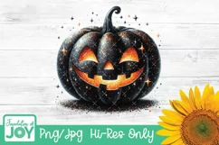 Glitter pumpkin png, Jack O latern, Sparkly Pumpkin Png Product Image 1
