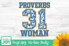 Proverbs 31 png, Christian Woman png, BIble Verse png Product Image 1