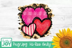Hearts sublimation, Valentine's day png, Christian png Product Image 1