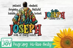Joseph and the coat of many colors, Christian Kids Tshirt Product Image 1