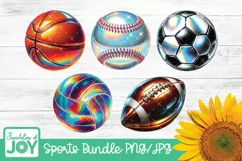 Sports Ball, Holographic Sports Team png Product Image 1