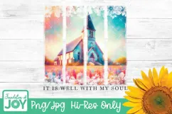 It is well with my soul png, Christian Church dtf Product Image 1