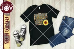 Positive Quotes png, Sunflower sublimation, Leopard Print Product Image 2