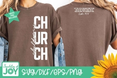 Children's Church svg, front and back shirt art, Luke 18:16 Product Image 3