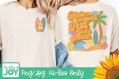 Ride the Waves. Feel God's Grace png, Christian summer dtf Product Image 2