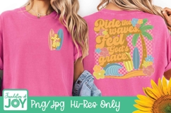 Ride the Waves. Feel God's Grace png, Christian summer dtf Product Image 3