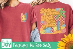 Ride the Waves. Feel God's Grace png, Christian summer dtf Product Image 4