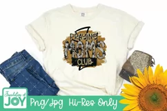 Praying Mom's Club png, Leopard Print png, Religious sub Product Image 2