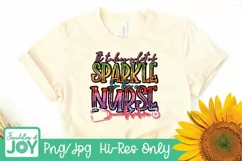 It takes alot of Sparkle to be a Nurse sublimation, Medical Product Image 2
