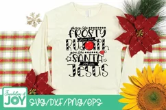 Santa Love Like Jesus SVG Dance Like Frosty Svg Product Image 3