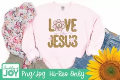 Love Like Jesus, Leopard Print png, Faith Sublimation Product Image 3