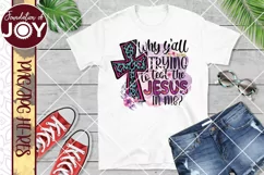 Christian Quotes PNG, Leopard Print, Religious Product Image 6