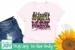 It takes alot of Sparkle to be a Nurse sublimation, Medical Product Image 3