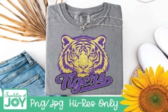 Tigers Football png, Purple and Gold Product Image 3